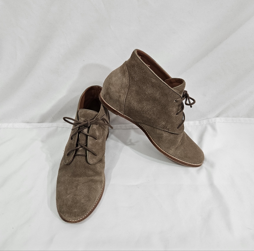 Rebecca Minkoff Loran Tan Suede Booties Womens Size 6.5